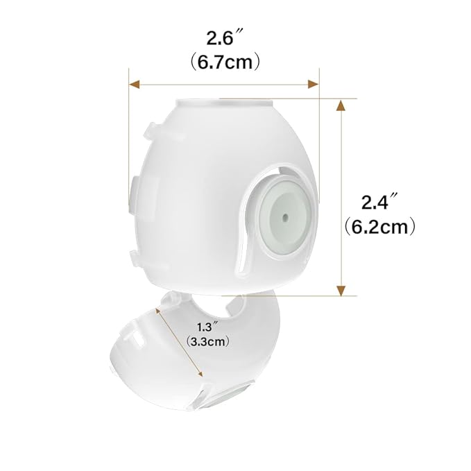 Child Safety Door Knob Cover, Baby Proof Door Handle Lock - 4 Pack