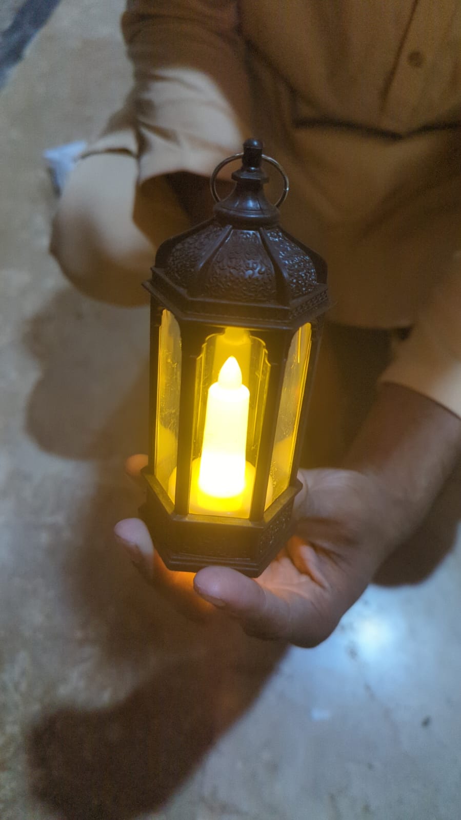 Antique Black Candle Lamp, Atmosphere Decoration Creative, Portable Night Light