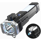 Multi-functional LED Flashlight ,torch ( Rechargeable ) with box (random Color)