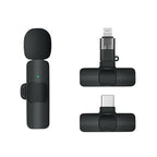 K9 Wireless Lavalier Microphone | Plug & Play Type-C & iOS Mic with Noise Reduction