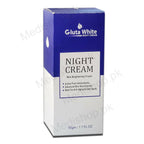 Gluta White Advanced Skin Brightening Night Cream – Powerful Glutathione & Kojic Acid Formula for Dark Spots, Anti-Aging, and Radiant Skin (50g)