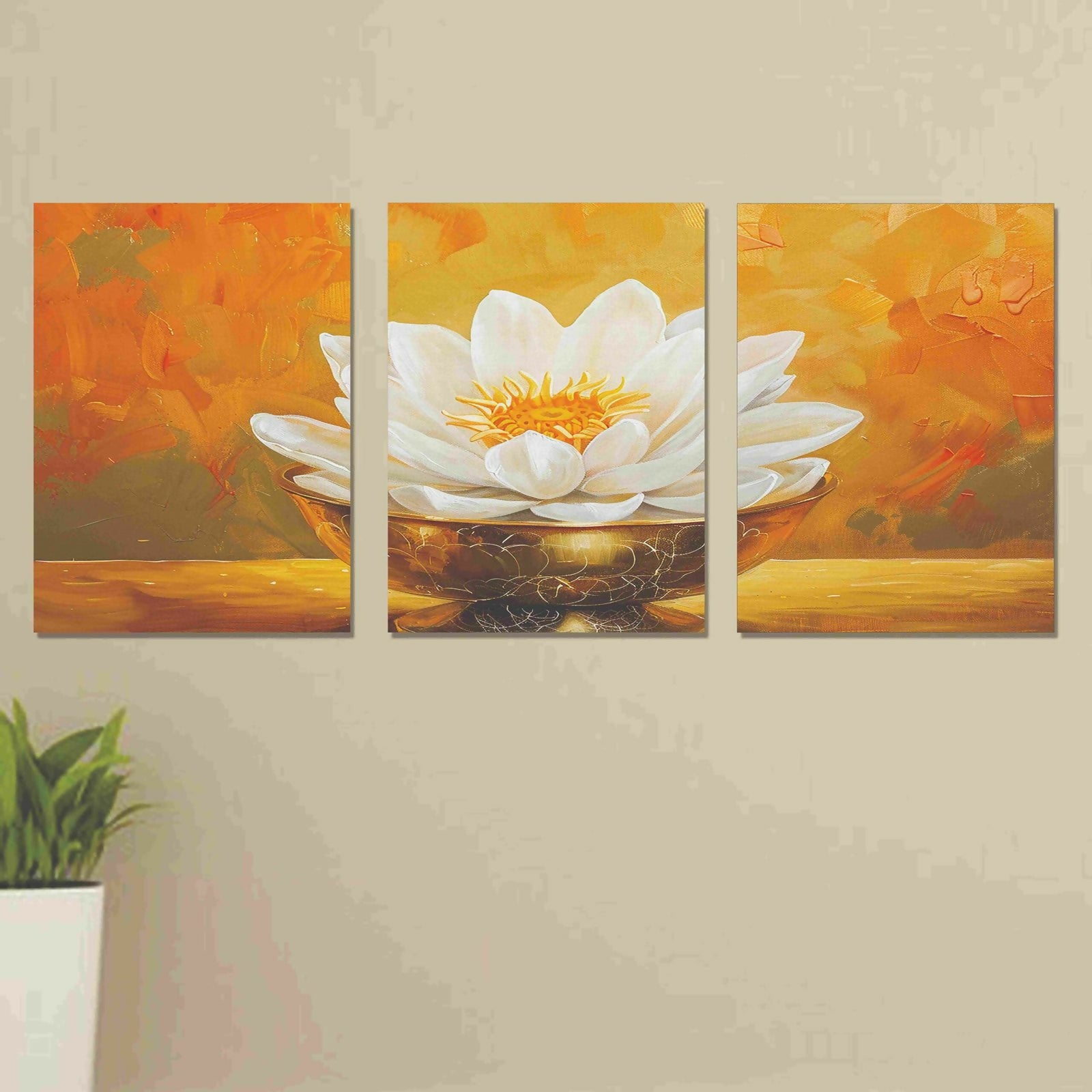 Set of 3 Wall Art Wooden Phototile Frames for Wall Decor