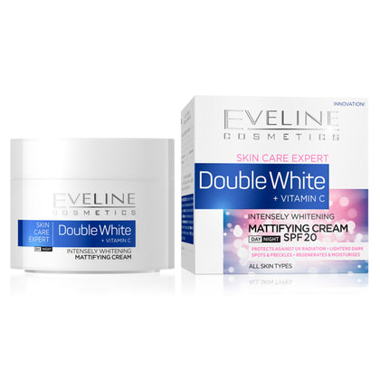 Double Whitening Mattifying Cream - 50ml