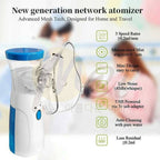 Portable Nebulizer for Asthma – Compact Nebulizer Machine for Kids & Adults | Portable Inhaler for Easy Breathing