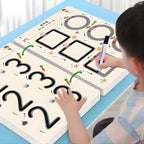 A4 Kids Educational Learning Tracing Book 64 Pages Reusable