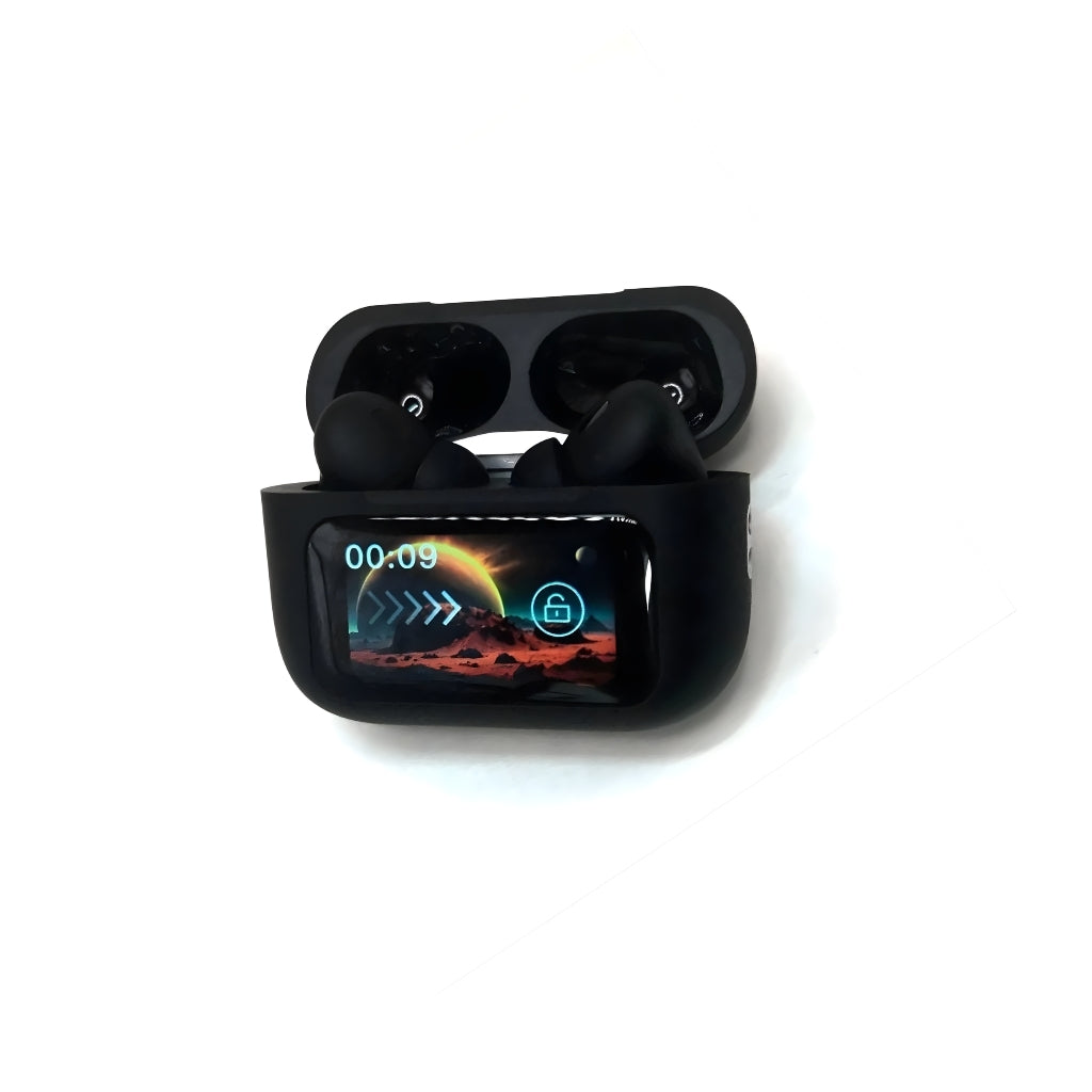 A9 Pro Earbuds With Smart Display And Hybrid ANC