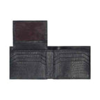 Black Croco Wallet, premium leather, for men’s everyday use
