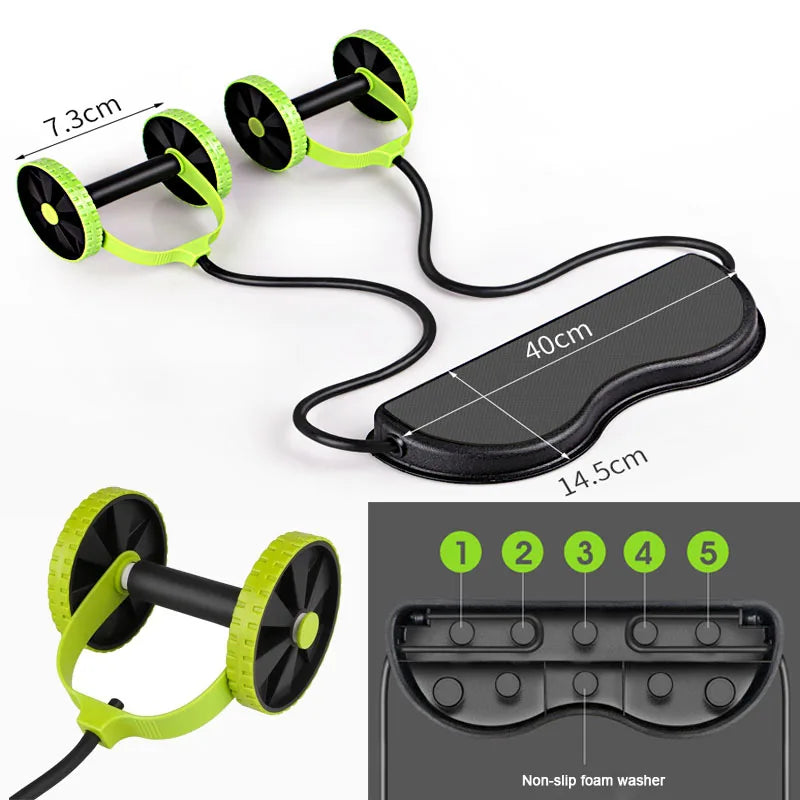 ABS Roller Resistance Trainer for Core Workout and Home Exercise