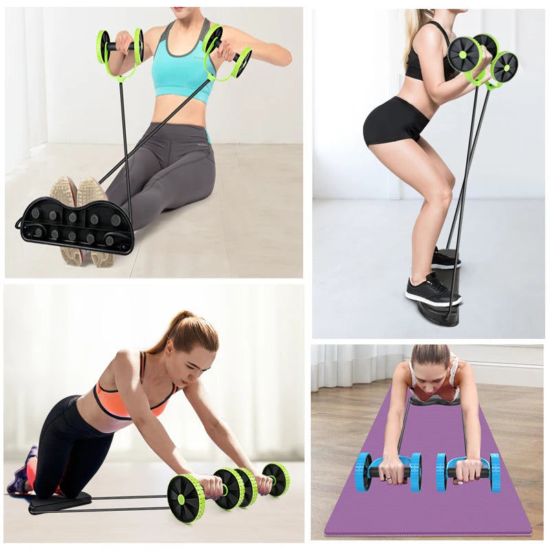 ABS Roller Resistance Trainer for Core Workout and Home Exercise