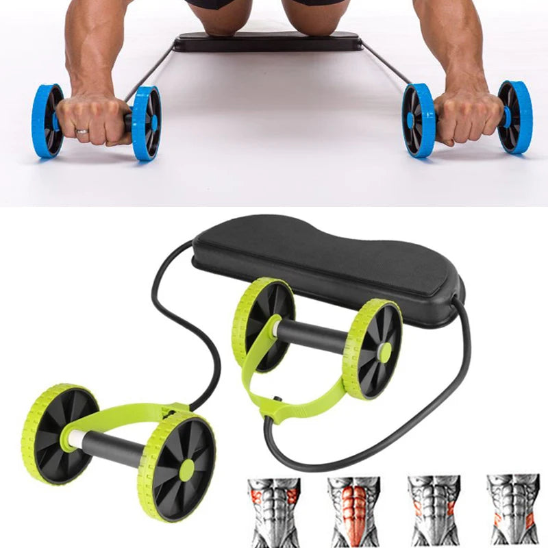 ABS Roller Resistance Trainer for Core Workout and Home Exercise