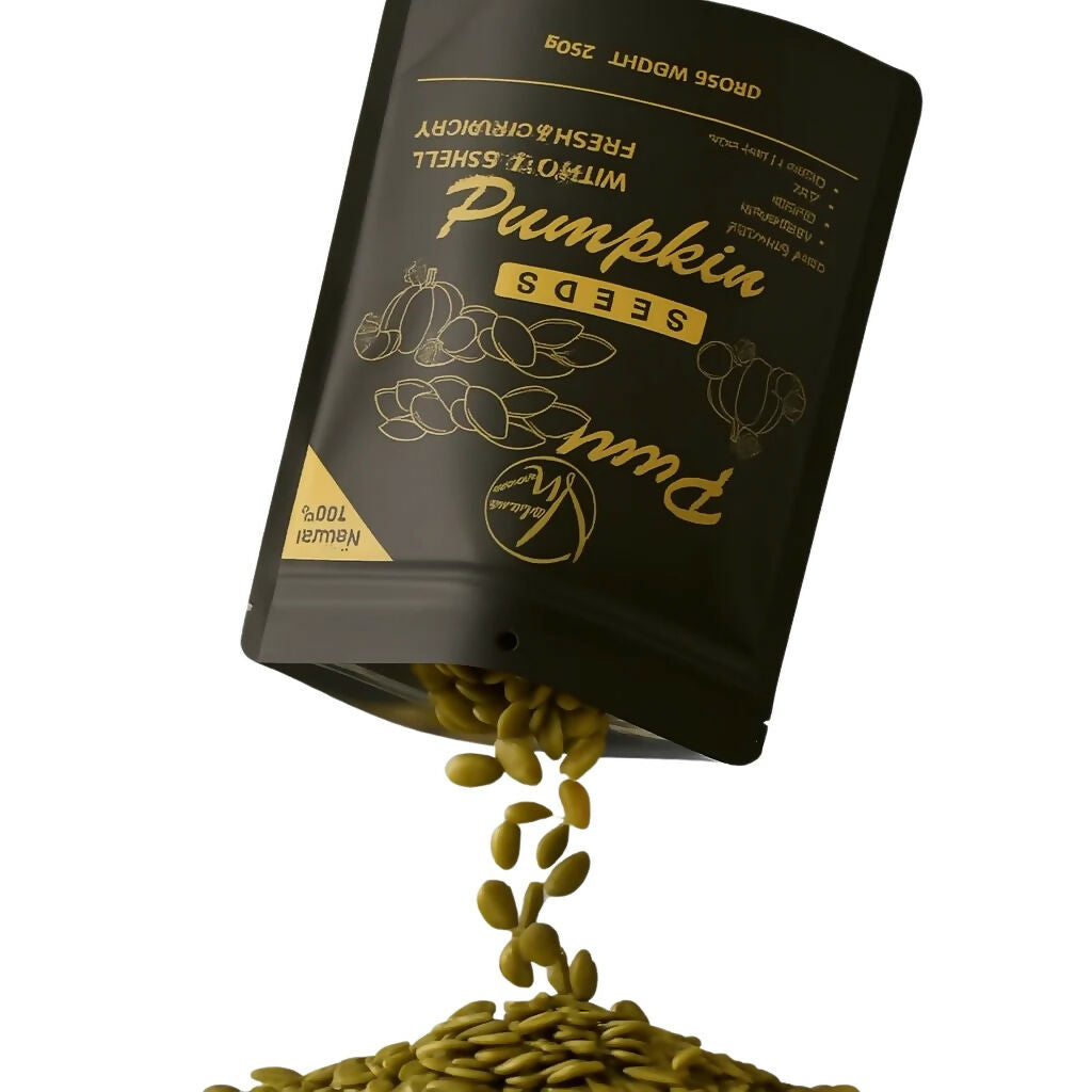 Natural Pumpkin Seeds Without Shell, Crunchy & Nutritious, Premium 100%