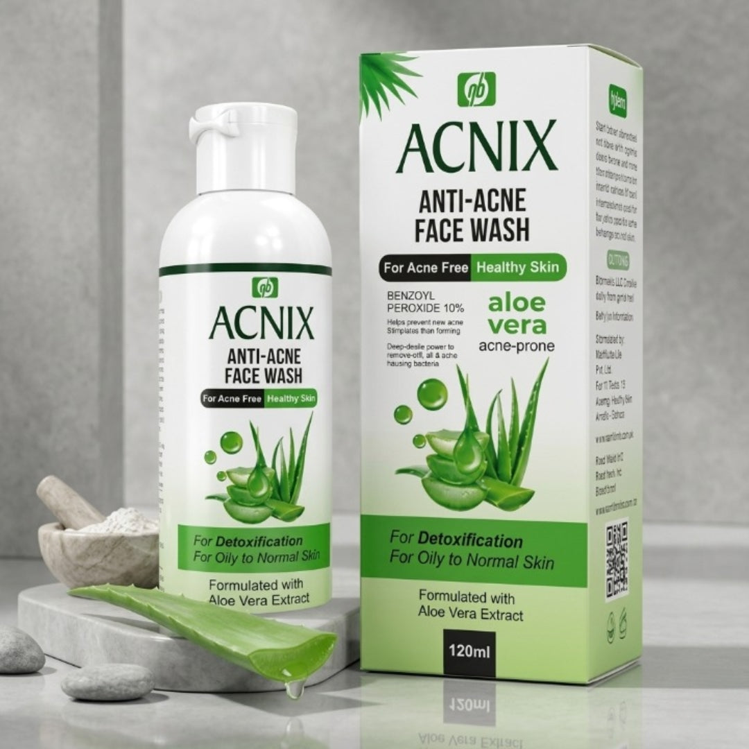 ACNIX Anti Acne Face Wash with 10% Benzoyl Peroxide - 120ml