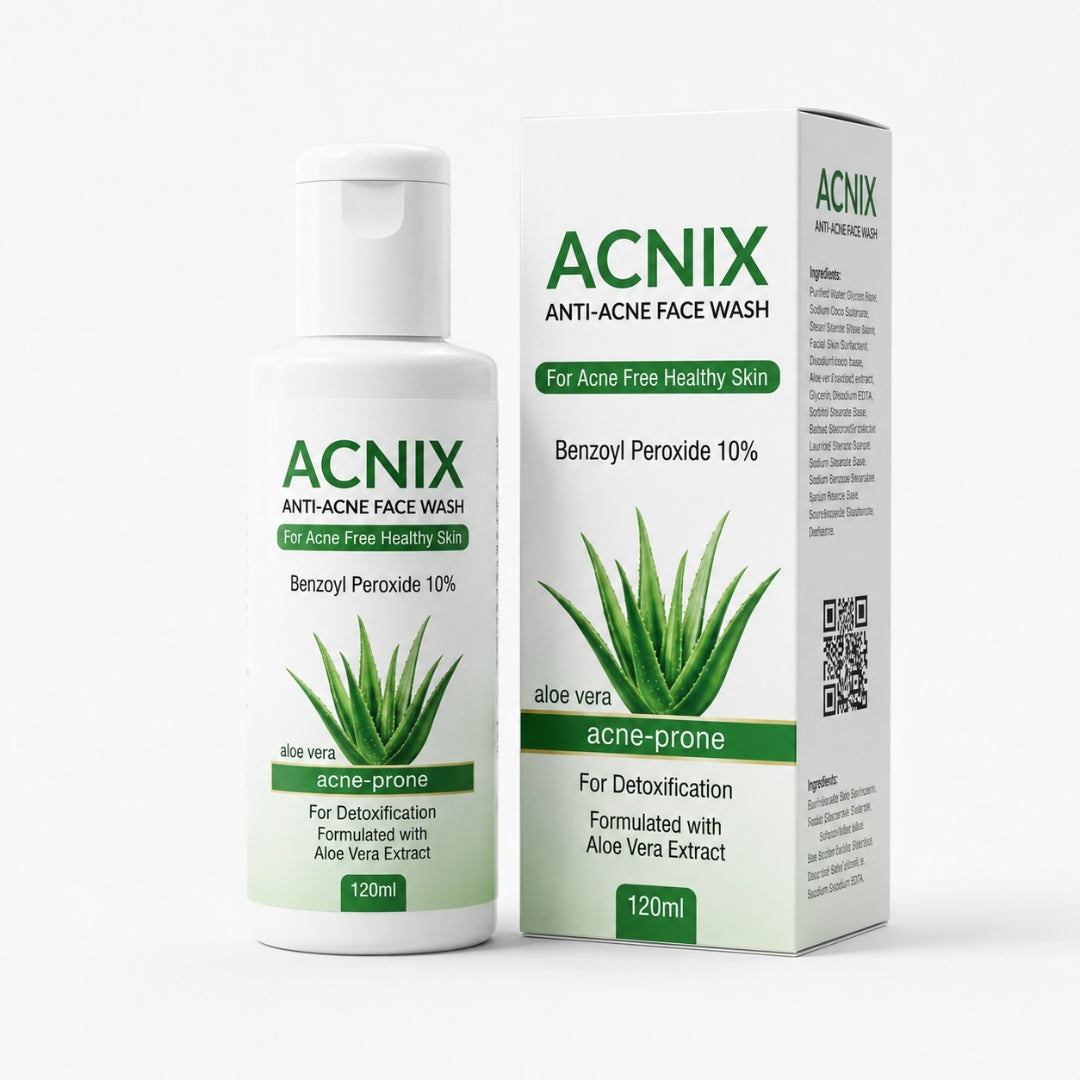 ACNIX Anti Acne Face Wash with 10% Benzoyl Peroxide - 120ml