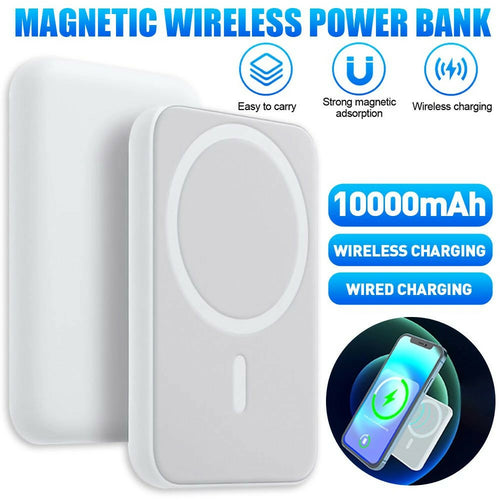 10000mAh Magnetic Wireless Power Bank - Fast Charging Android and IPhone both Suteable Power Bank