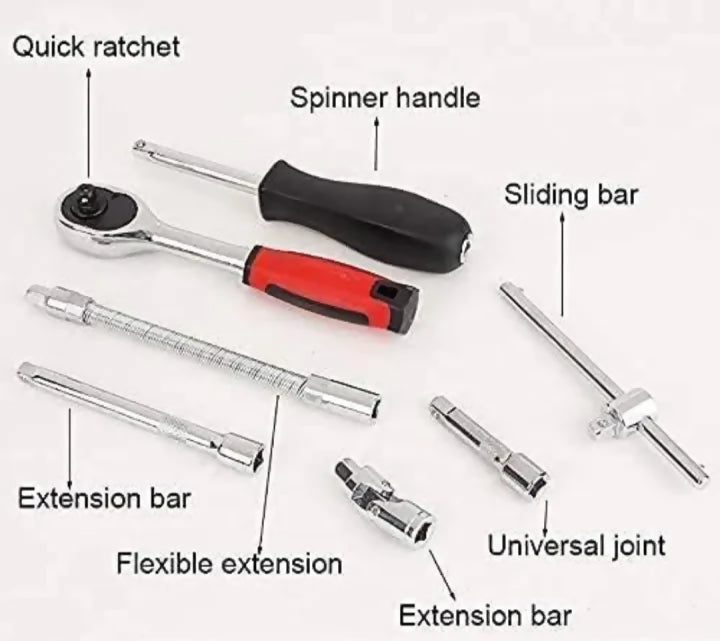 Complete Ratchet & Bit Tool Kit
