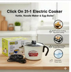 Click On 3-in-1 Multi-Functional Electric Kettle