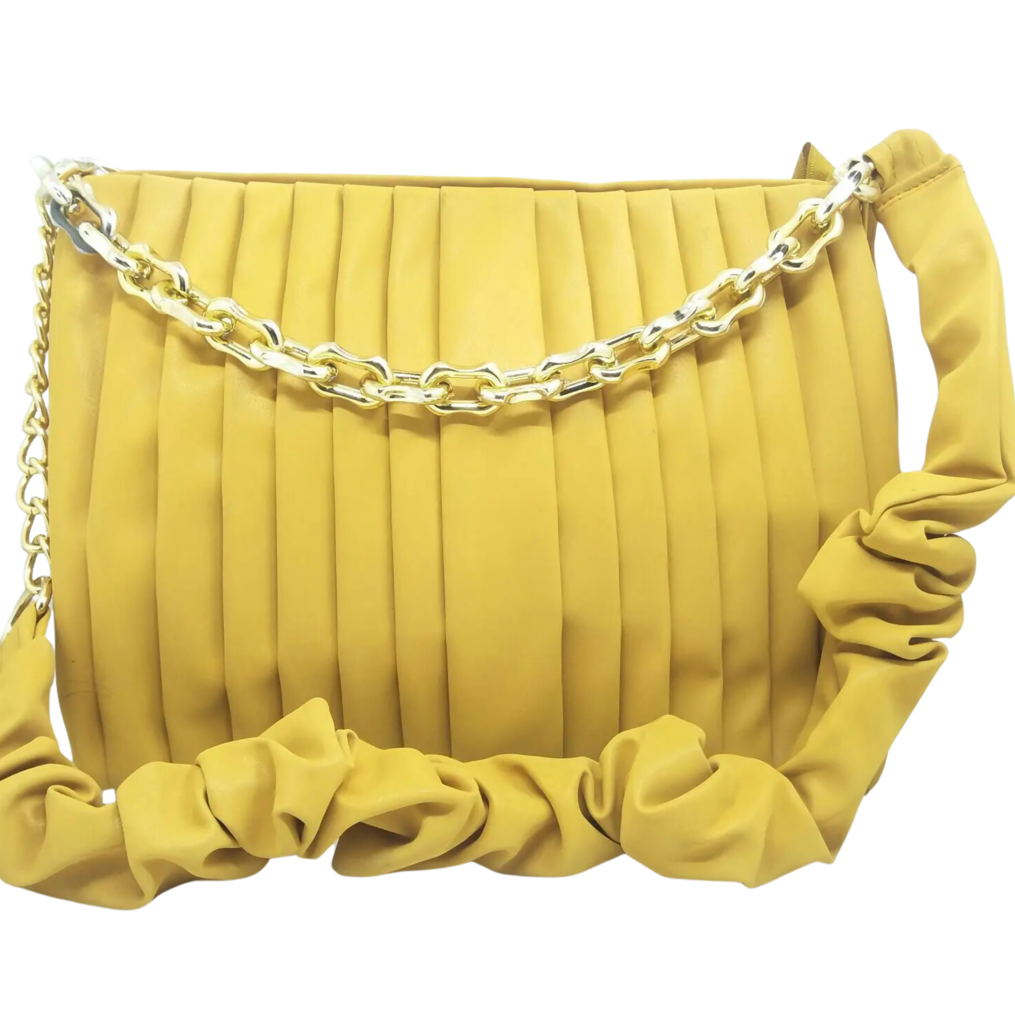 Bucket Bag, Stylish Letter Patch & Chain Decor, for Girl's