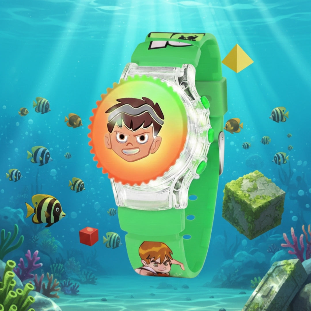 Adjustable strap kids watch
