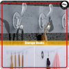 Wall Hanger Hooks, Strong Self Adhesive Magic Sticker, for Clothes