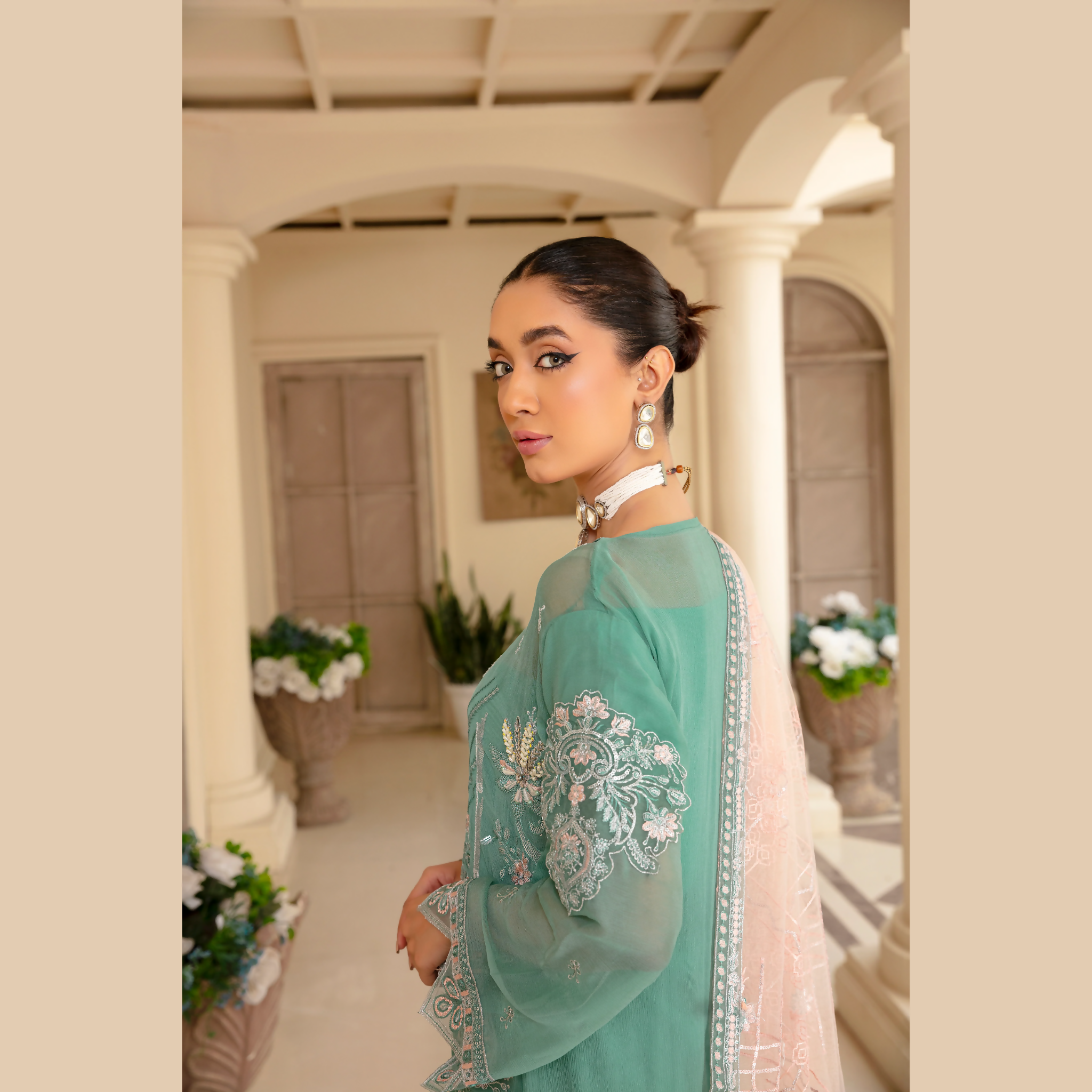 3-Piece Chiffon Ensemble