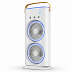 Air Cooler, Double Ended Spray Mist Fan USB Desktop, RGB Light