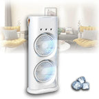 Air Cooler, Double Ended Spray Mist Fan USB Desktop, RGB Light