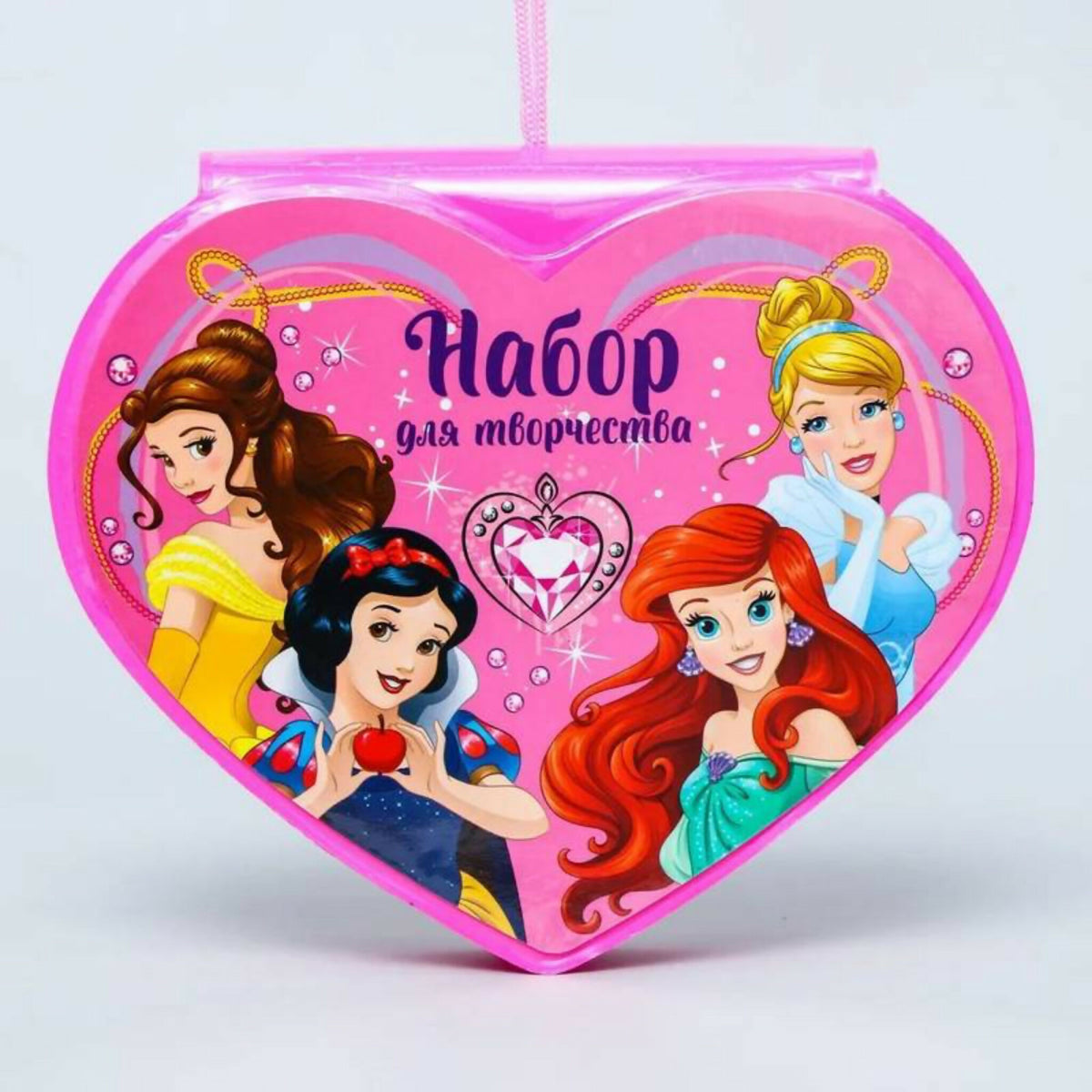 52 Pcs Heart Shape Colour Kit for Kids – Crayons, Markers & Art Accessories