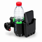 Anti Shake Bike Handlebar Mobile Holder with Bottle Mount