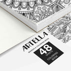 Artella Mandala Art Coloring Book