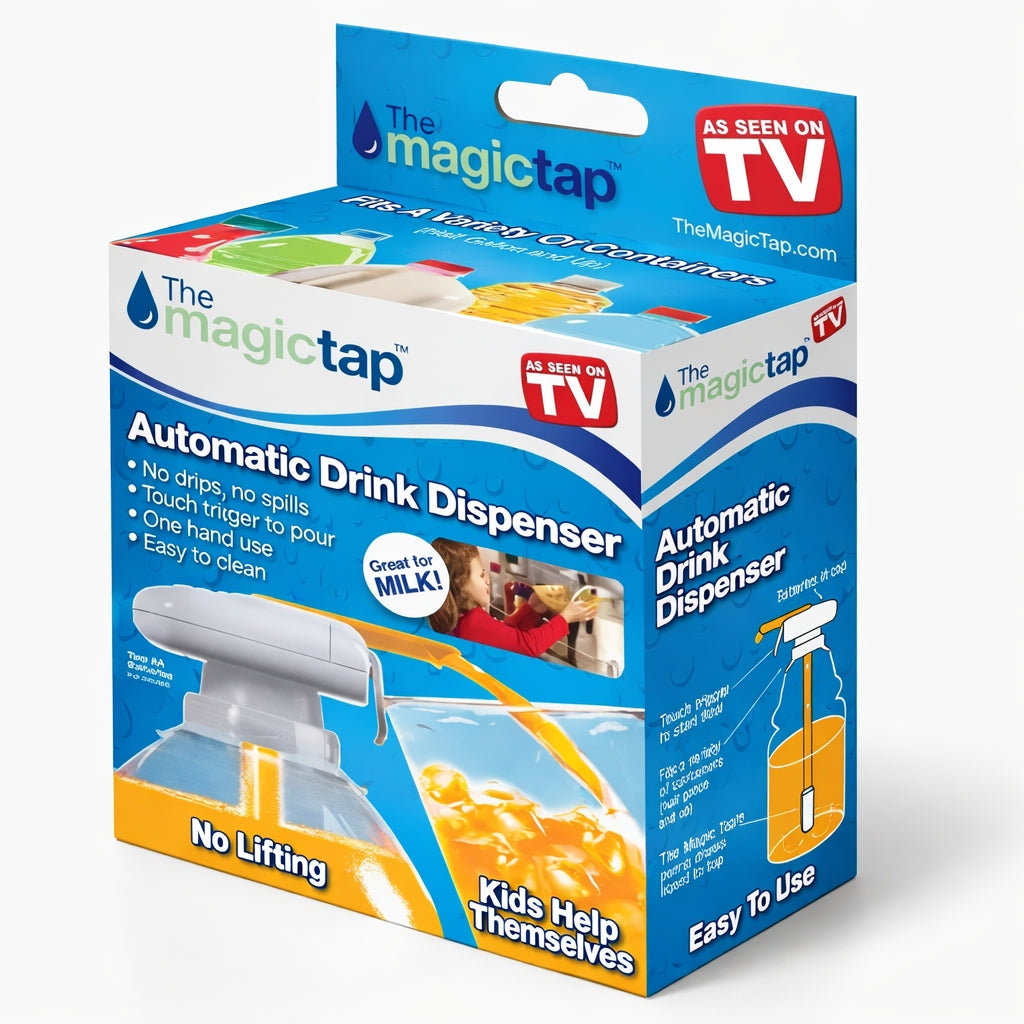 Automatic Drink Dispenser, for Water and Juice Bottles