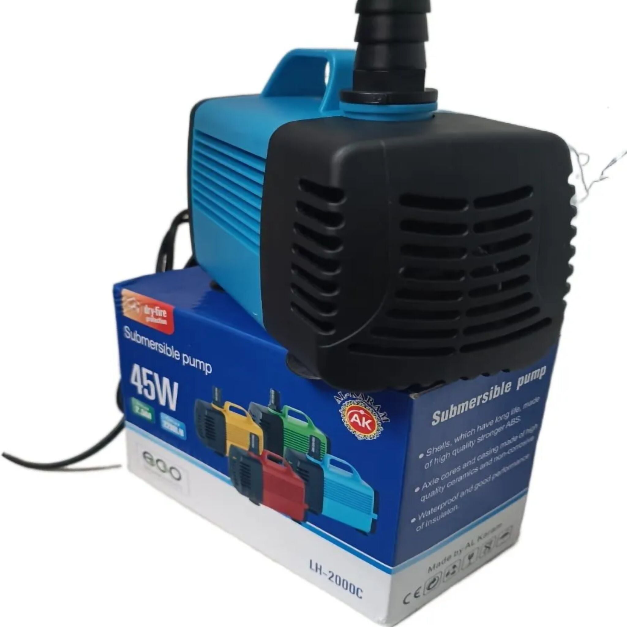 Fish Aquarium Pump, Submersible Water pump 45 watts, 220V & Air Cooler Pump