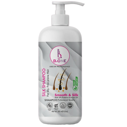 B.ONE Silk Shampoo 360ml, Smooth & Silky Hair, for Manageable Hair