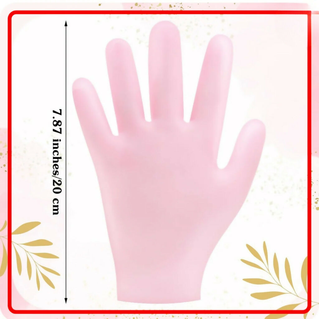 Silicone Moisturizing Gloves Set for Dry Cracked Hands