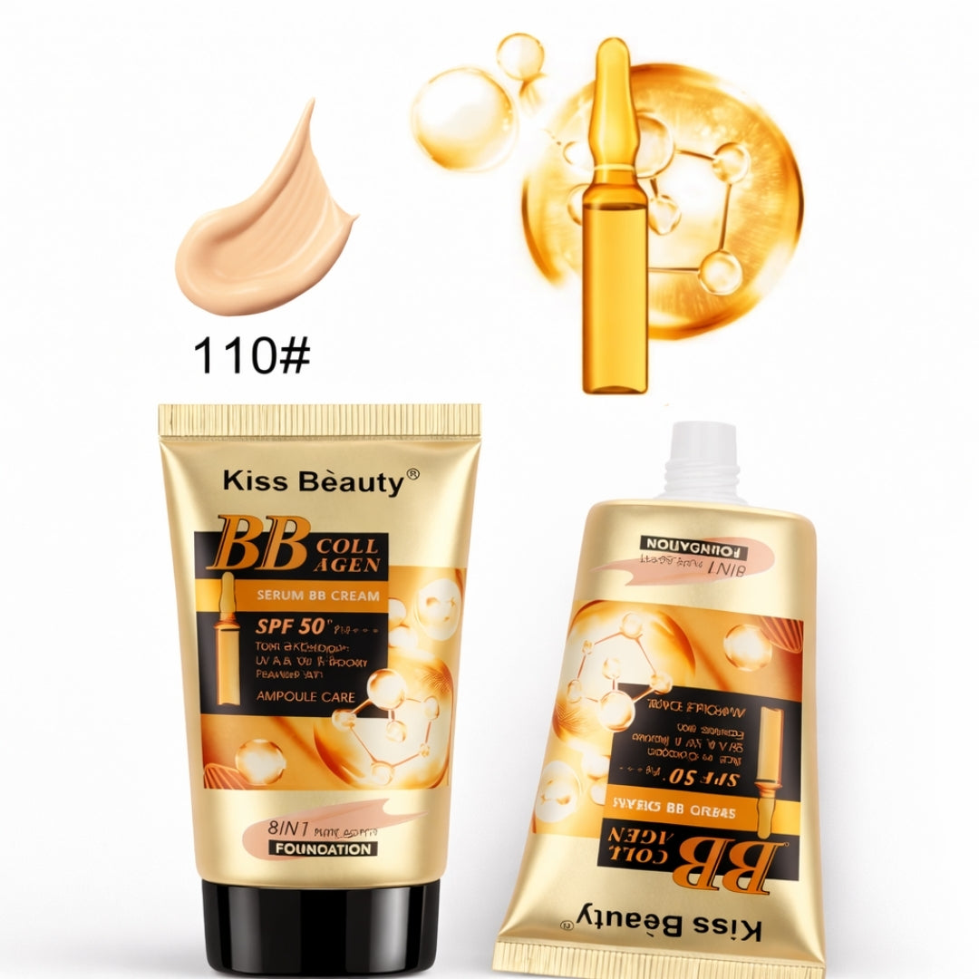 BB Collagen Foundation Multi Benefit Makeup Base Hydrating Long Wear