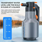 2L Electric Foam Sprayer, Adjustable Nozzle & Rechargeable Pump