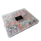 288 Pcs French Nails Set, Multicolor ABS Plastic Tips, for DIY