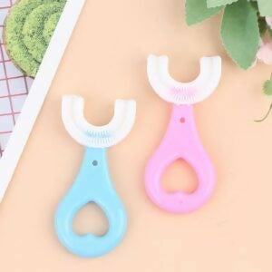 Soft Silicone Kids Oral Care & Teether Brush (Random Color)