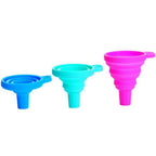 Silicone Oil Funnel Kitchen Liquid Oil Dispensing Tool – Reusable Oil Pouring Funnel (Random Color)