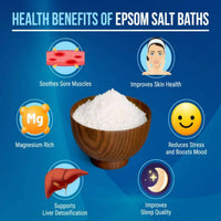 1Kg Epsom Salt – Natural Mineral Fertilizer for Plants, Beauty & Household Use