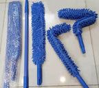 Flexible Fan Duster - Microfiber Bendable Cleaning Brush (Random Color)