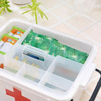 Transparent Plastic Medicine Pills Storage Box Organizer First Aid Kit Medicine Box