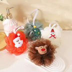 Baby Bath Loofah Mesh Pouf Sponge with Toy Shower