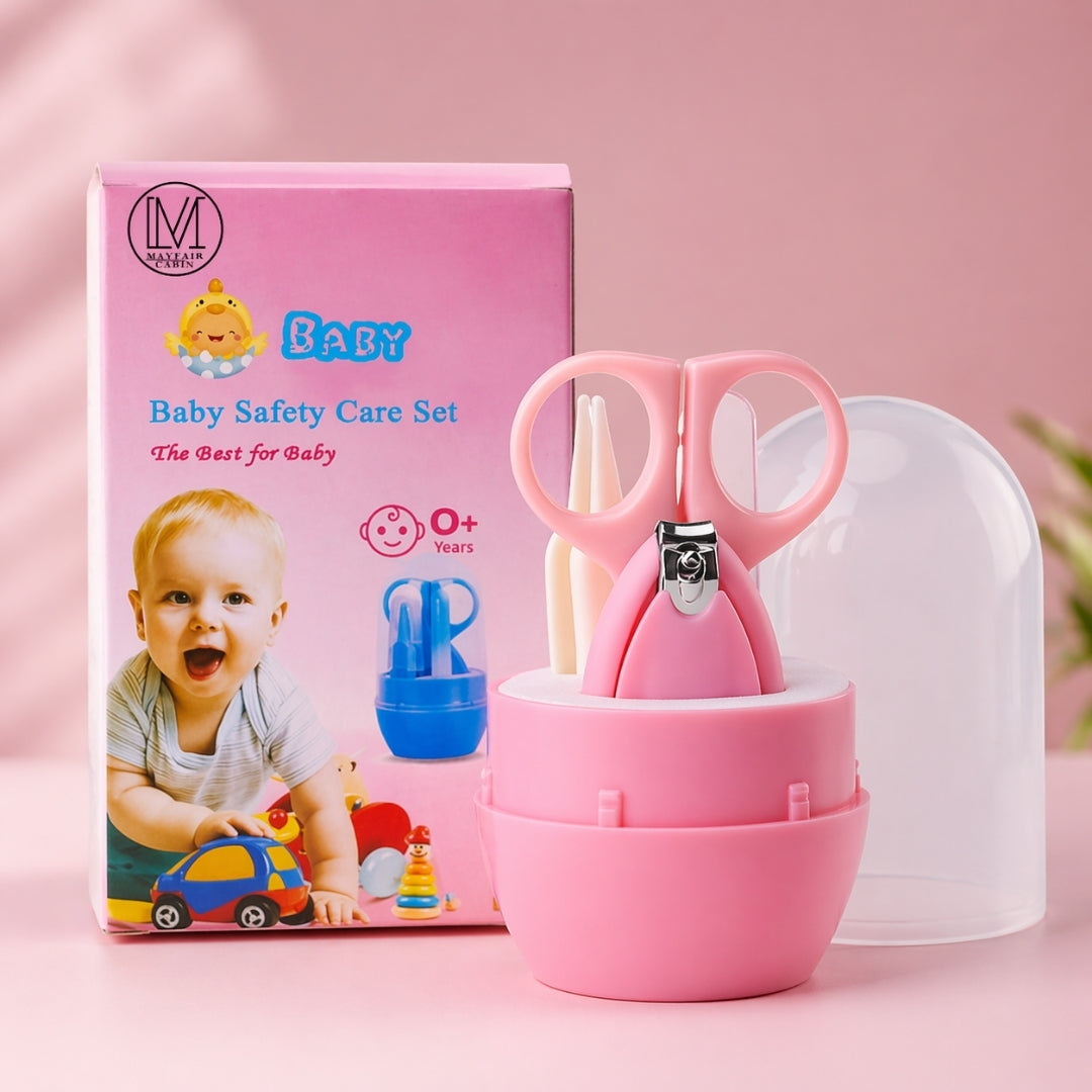 Baby Nail Care Kit with Rabbit Storage Box Infant Grooming Set