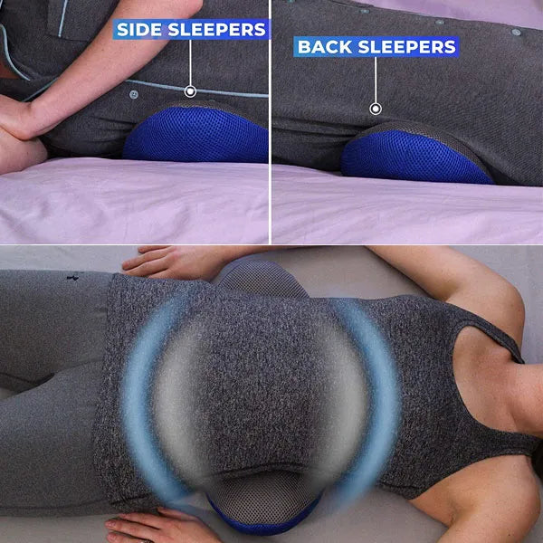 Breathable Mesh Lumbar Support Cushion for Office and Driving