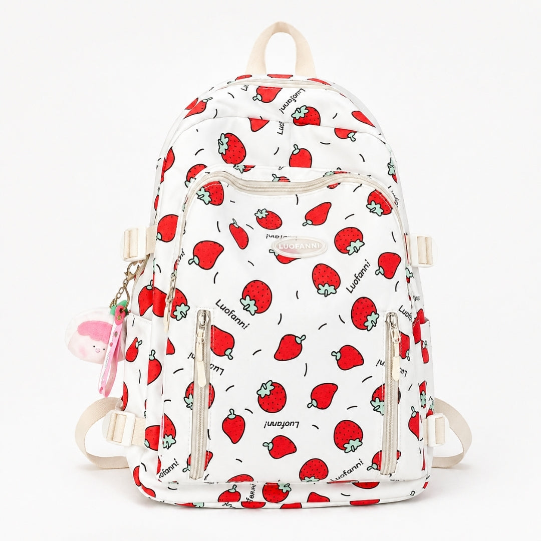 Backpack, Korean Stylish, Black, School College for Girls