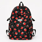 Backpack, Korean Stylish, Black, School College for Girls