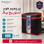 Bag, Foldable Storage Organizer for Clothes Blankets and Bedsheets