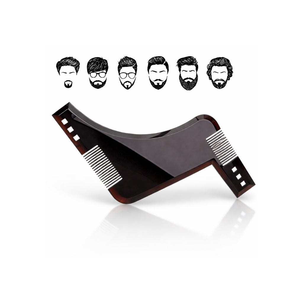 Beard Shaper, with Comb Precision Beard Styling Guide