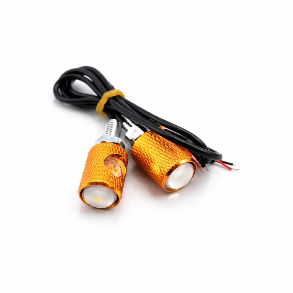 Bike Indicator, Universal Mini LED Turn Signal for Bike - 2 Piece Set