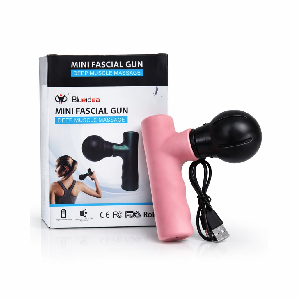 Black Mini Fascial Gun, Electric Handheld for Muscle Relaxation